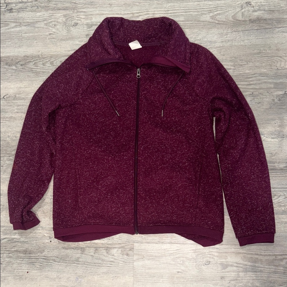 Avia Burgundy Zip-Up Jacket